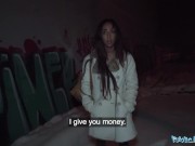 Public Agent Brunette stunner rides a fat cock deep in her wet tight pussy 1/16