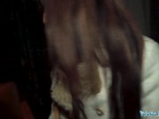 Public Agent Brunette stunner rides a fat cock deep in her wet tight pussy 7/16