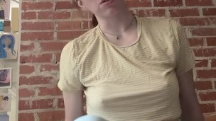 Best friend tempts you with her big tits