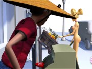 Teen Girl Tries Vegetables With Her Ass And Pussy! 8/16