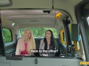 Fake Taxi Two sexy horny babes give the taxi driver a pity fuck 1/16