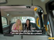 Fake Taxi Two sexy horny babes give the taxi driver a pity fuck 5/16
