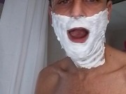 Caffè barba con pisciata finale mentre vi racconto le mie chiavate 6/16