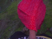 girl took me for a walk in the woods and sucked me off by the river 14/16