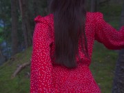 girl took me for a walk in the woods and sucked me off by the river 7/16