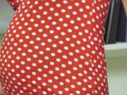 Сomiendo con un vestido rojo 15/16