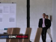 Ava Courcelles really dedicated to her 2 colleagues 2/16