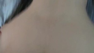 Skinny Teen With Fat Ass Gets Hair Pulled While Getting Doggystyle Creampie Special