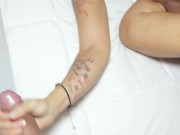 Petite HOTWIFE fucked over and over again by a BBC in front of her husband - best scenes 8/16