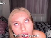 Joi Cumshot. Sexy Roommate Decided To Make A Challenge For You. You Have To Cum Twice 13/16