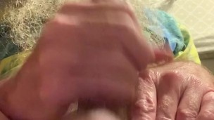 Jerking with a Red, Cum with a Cigar