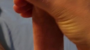 Jerking and Moaning Leads to a Major Load Cumshot