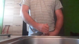 getting up in the morning and spraying in the kitchen