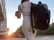 Fuck in Hostel with Stranger, Cum on Tits 1/16