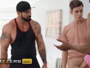 BRAZZERS - Victoria Lobov Enjoys The Taste Of 4 Cocks, Then Her Stepdaughter Callie Black Steps In 8/16