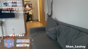 твинк довел студента с большим членом до оргазма кончил в рот