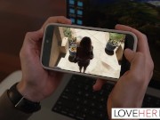 The duo takes a break with face fuck, deepthroat, sliding a cock between her pits, and rimming. 2/16