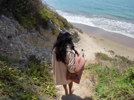 Brother's wife takes me to nude beach and CHEATS on her husband - Cami Strella x Lev Lieben