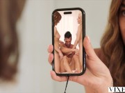 BLACKED Hot babe creampied in BBC threesome 4/16