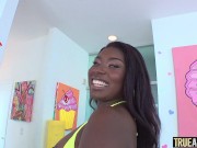 TRUE ANAL Sexy ebony goddess Tessa Thomas gets ass fucked and creampied 6/16