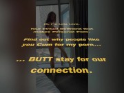 Big boobs babe flashes big tits in mirror, closeup creampie & puckering asshole, behind scenes NYC bday trip - Lelu Love 15/16