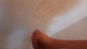 I could not resist and I touched myself in my grandma's bathroom