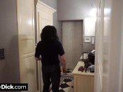 Getting 3 different girls to make fun of his tiny cock 1/16