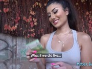 PublicAgent - Marina Maya horny Desi babe in tight yoga pants dares to flash outside in public before enjoying a thick cock 4/16