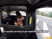 FakeTaxi Muscular body building MILF with amazing body gets horny in the taxi and lets the cabbie creampie her 2/16