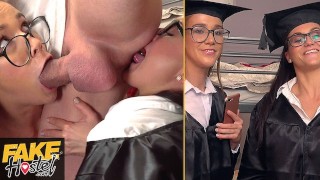 Fake Hostel - crazy University girls get their assholes sniffed ...