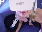 Stepsister was watching VR porn, I slipped her my dick and fucked her hard 3/16