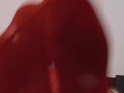 red nylons stomping fetishmegastore 16/16