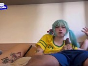 Brazilian Hatsune Miku Blowjob and Cum ft. Amber Kai 8/16