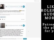 Erotic Audio porn for men | ASMRtist gives you virtual hawk tuah | Giving you those dick tingles 16/16