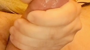 Cock Ring and Lube Leads to Pulsating Cum