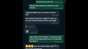 MI AMIGA EN RICOS SHORTS ME MANDA MENSAJE