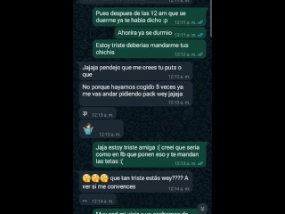 MI AMIGA EN RICOS SHORTS ME MANDA MENSAJE