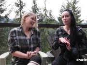 Ersties - Sexy Lesbian Couple Does Naughty Things in a Cabin 15/16