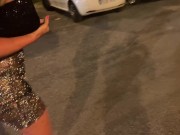 my holiday walk ends with a blowjob in a public parking lot with a stranger 4/16