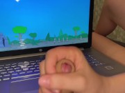 Stepsister Distracts me from playing Age Of War by giving me a HANDJOB 1/16