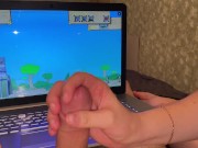 Stepsister Distracts me from playing Age Of War by giving me a HANDJOB 11/16