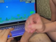 Stepsister Distracts me from playing Age Of War by giving me a HANDJOB 3/16