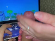 Stepsister Distracts me from playing Age Of War by giving me a HANDJOB 7/16