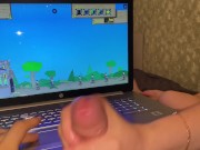 Stepsister Distracts me from playing Age Of War by giving me a HANDJOB 8/16