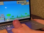 Stepsister Distracts me from playing Age Of War by giving me a HANDJOB 9/16