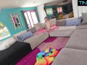 Big Cock Drenches Coco's Face After Being Milked By Her Tight Twat 7/16