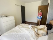 I fucked the red-haired cleaning lady from the hotel and cum in her mouth (Dialogues in Italian) 1/16