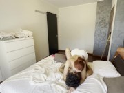 I fucked the red-haired cleaning lady from the hotel and cum in her mouth (Dialogues in Italian) 5/16