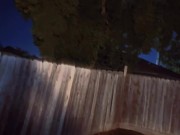 Sneaky neighbor comes into my backyard 3/16