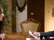 Hot Babe Gives Her Pretty Ass To Her Lawyer 2/16